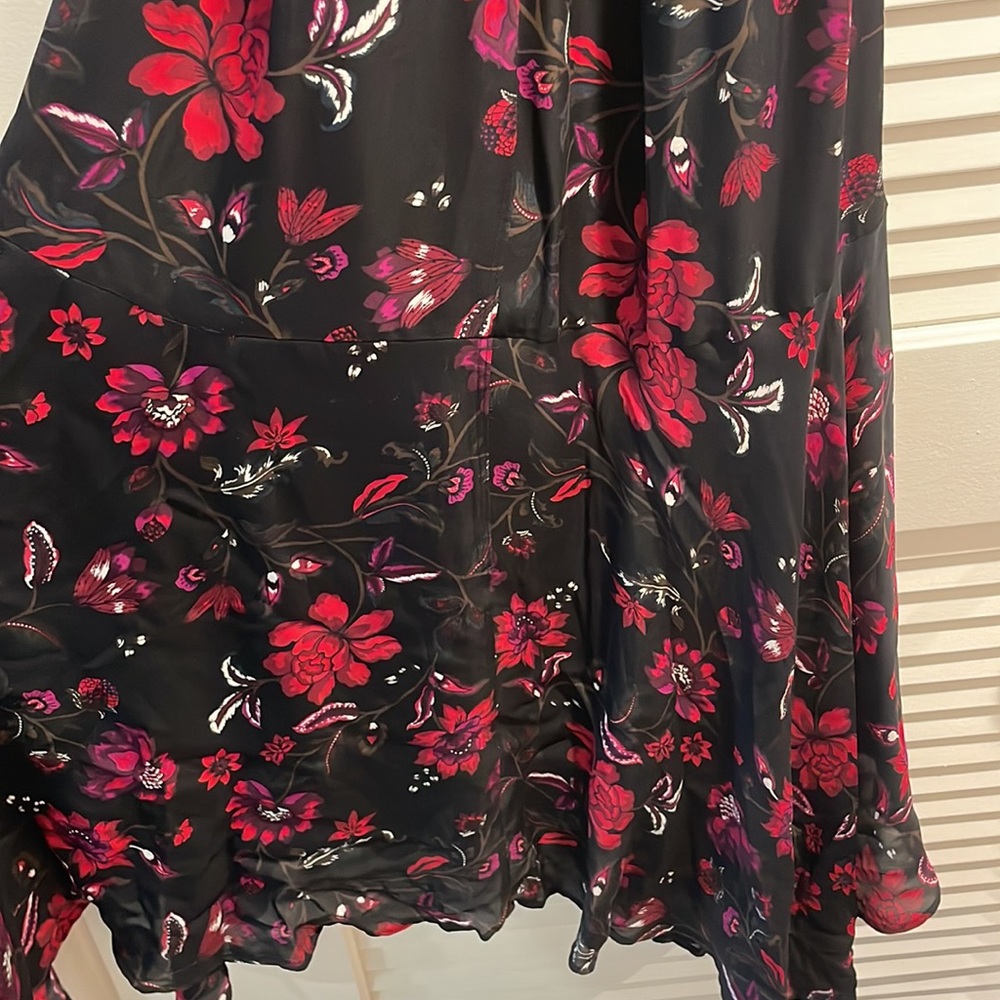 A.L.C. Navy Dress with Red Floral Print - Picture 10 of 10